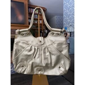 Limited Edition Gold Metalilic Xl Shoulder Bag